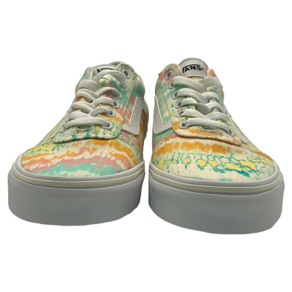 Vans Green and White Sneakers Classic Style - Picture 5 of 10